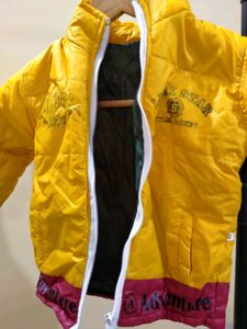 Beautiful Yellow Jacket For 6 -7month Kid
