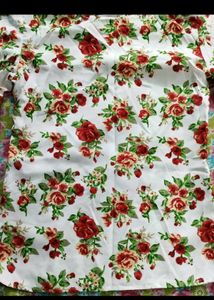 Floral Print Top with Bell Sleeves