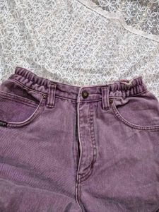 Lavender Relaxed Fit Denim Jeans