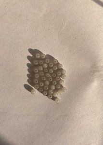 Grey Glass Beads for Jewelry Making