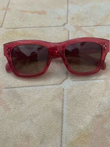 Chic Pink Transparent Sunglasses