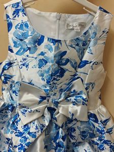 🇦🇺Imported Designer Blu Floral Hi-Low Dress