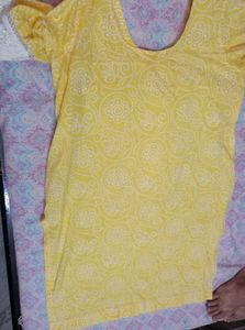 Yellow Embroidered Kurta Set