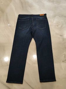 Classic Dark Wash Straight Fit Jeans