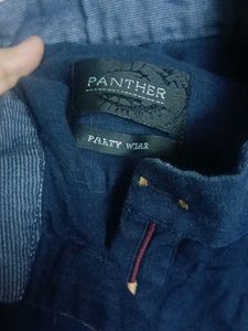 Men's Blue Collared Shirt