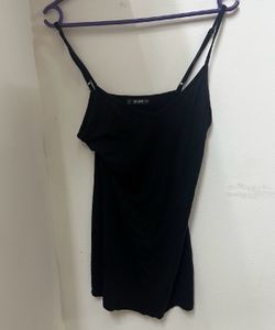 Black Net Dress With Inner