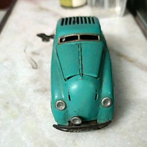 Vintage Teal Toy Car