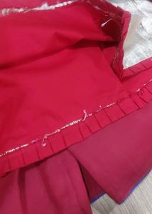 Red &amp; golden lehenga set