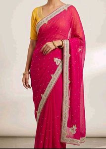 heavy party wear saree