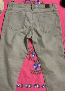 Grey Denim Jeans