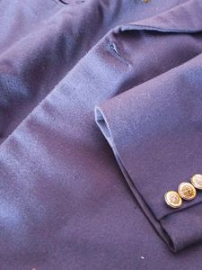 Navy Double-Breasted Blazer