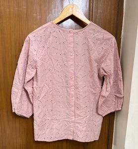 Pink Filanto Eyelet Top