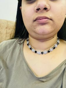 Black Stone AD Necklace