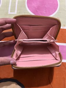 Chic Striped Zip-Around Wallet