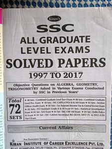 SSC All Graduate Level Exams Solved Papers