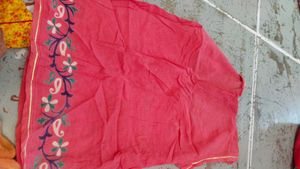 Vibrant Pink Tie-Dye Blouse