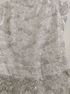 Elegant White Lace Maxi Dress