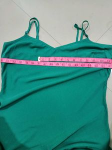 Elegant Green Night Maxi Dress Summer Wear