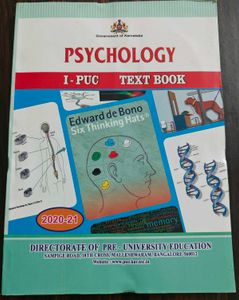 Psychology I-PUC Text Book (2020-21)