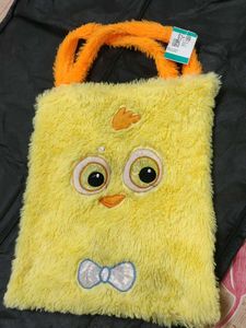 Cute Fluffy Yellow Chick Tote Bag