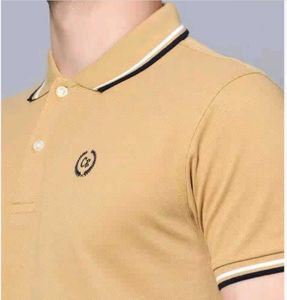 Men's Mustard Yellow Polo T-Shirt