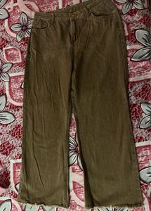 Brown Wide Leg Jeans