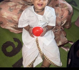 Cute Baby Dhoti Set