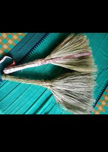 Oil Empty Container and 2 broom combo