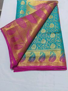 Beautiful Saree with Paisley Design