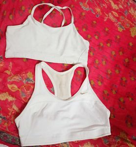 White Nike Sports Bras
