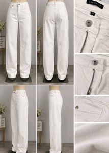 Chic White Wide-Leg Jeans