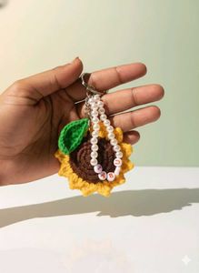 Handmade Sunflower Keychain
