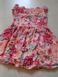 Floral Print Button-Up Dress