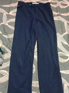 Classic Blue Wide Leg Trousers
