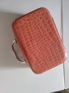 Leopard Print Makeup Bag