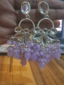 Beautiful Lavender Drop Earrings
