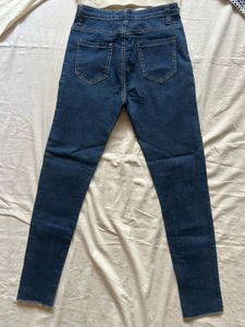 Stylish Crop Top &amp; Jeans Set