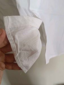 Classic White Button-Up Shirt