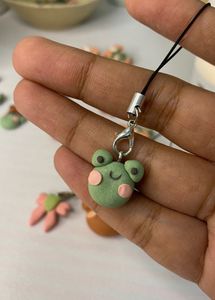 set of 4 clay charms