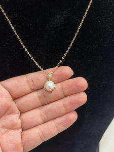 Brand new Elegant Pearl &amp; Diamond Necklace