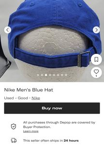 🇯🇴Nike Men's Heritage 86 Blue Cap 🧢