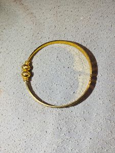 Elegant Gold-Toned two styles Bangle Bracelet