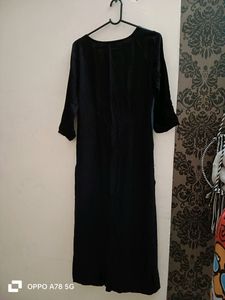 New Black Printed Kurti 🖤