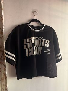 Black Sports Club Graphic T-Shirt