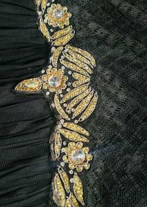 Elegant Black Party Gown 'M' SIZE