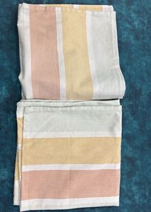 set of 2 Striped Pillowcase - Pastel Hues
