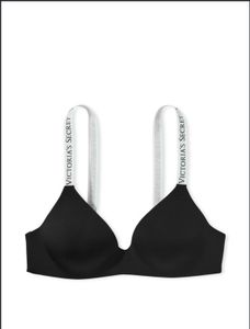 Victoria's Secret logo Black Bra