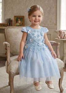 Pretty Blue Floral Dress