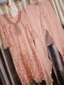 Hand Work Kurta Set Original Suit