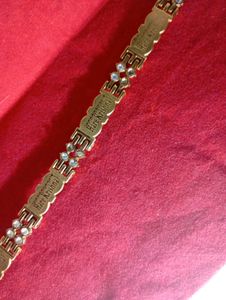 2 Vintage Gold Tone Bracelets